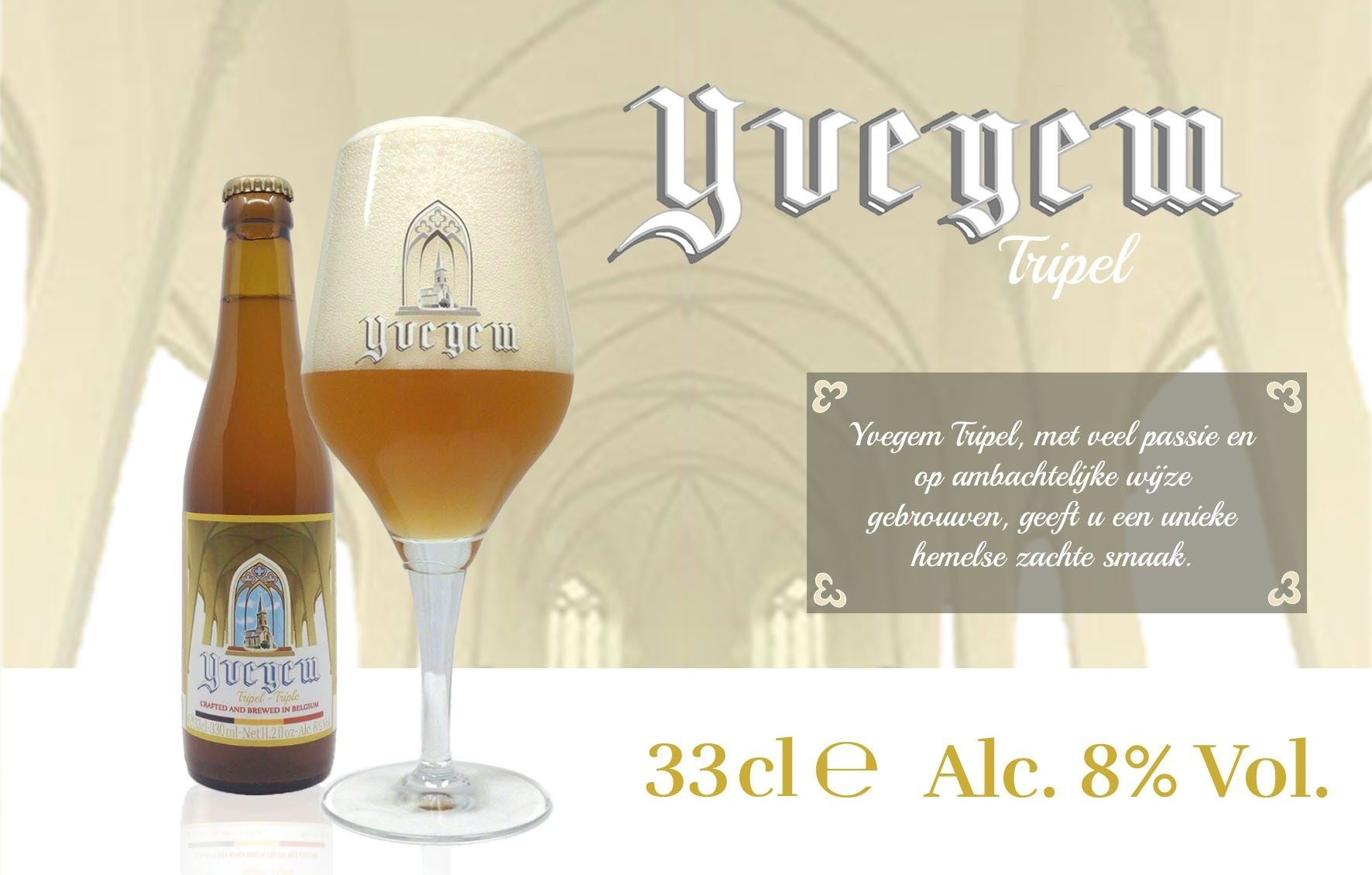 Belgabrew Yvegem Tripel Belgian craft beer